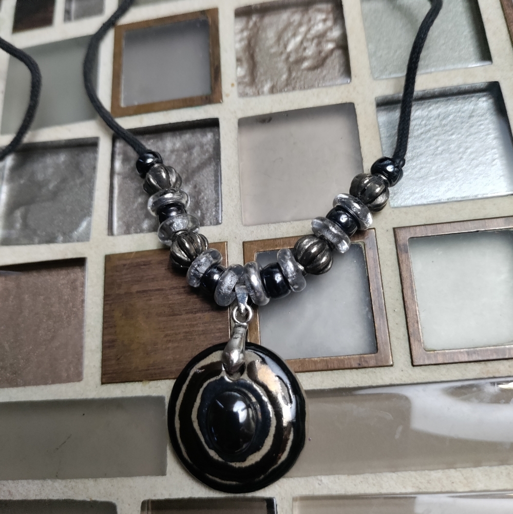 Vintage Artisan Ceramic necklace